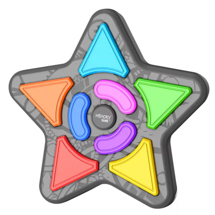 Elektroninis loginis žaidimas „Memory Star“ šviesos ir garsai 4 viename