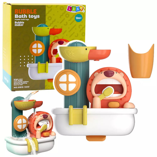 Vonios žaislas putų gaminimo aparatas Liūtas Antis