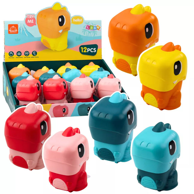 Motorizuotas dinozauras, valdomas judesiu, skirtas mažyliams