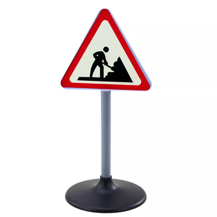 Didelis kelio darbų įspėjamasis ženklas, edukacinis, 70 cm