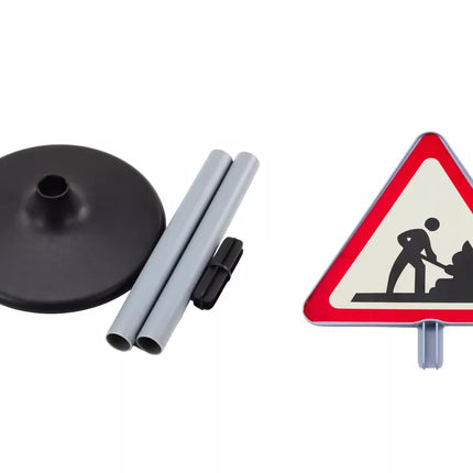 Didelis kelio darbų įspėjamasis ženklas, edukacinis, 70 cm