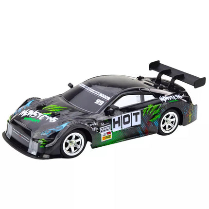 Driftinis RC automobilis juodas žalias 30 km/h 1:16