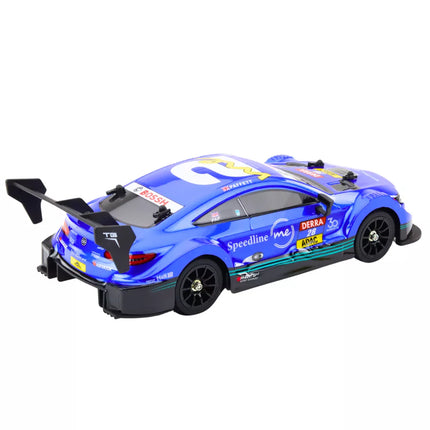 Driftinis RC automobilis mėlynas, 30 km/h, 1:16