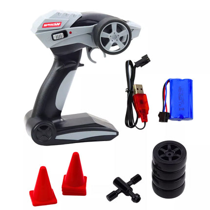 Driftinis RC automobilis Black Carbon 30km/h 1:16