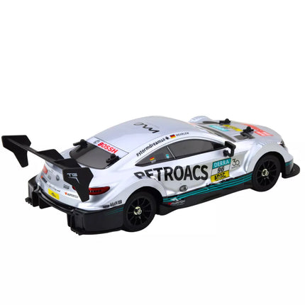 Driftinis RC automobilis sidabrinis 30km/h 1:16