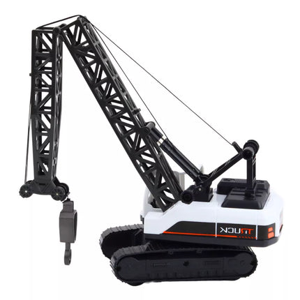 Vikšrinis statybinis kranas 360° pasukamas kilnojamas kablys baltas