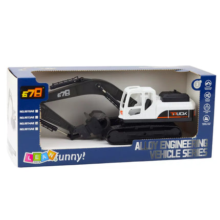 Vikšrinis ekskavatorius su griebtuvu, kilnojamu kaušu ir 360° pasukimu