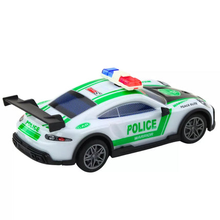 RC Drift Policijos Sportinis Automobilis su LED Žibintais 1:22