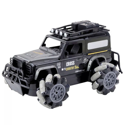 RC visuregis automobilis Nuotolinio valdymo 360° sukimasis 1:12 Juodas