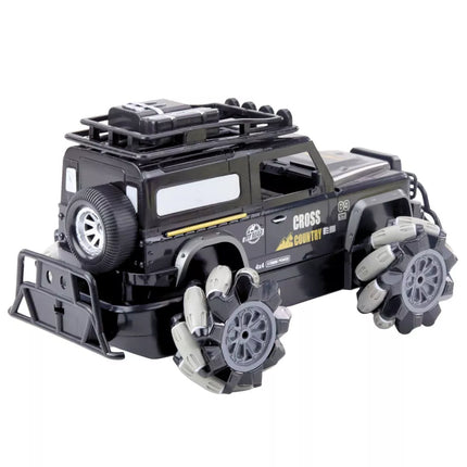 RC visuregis automobilis Nuotolinio valdymo 360° sukimasis 1:12 Juodas