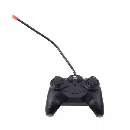 RC lenktyninis automobilis su šviečiančiu juodai mėlynu kėbulu