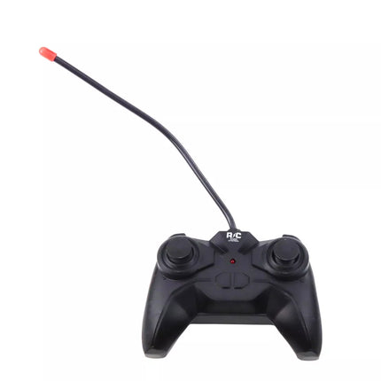 Nuotolinio valdymo lenktyninis automobilis su šviečiančiu korpusu, oranžinis ir žalias