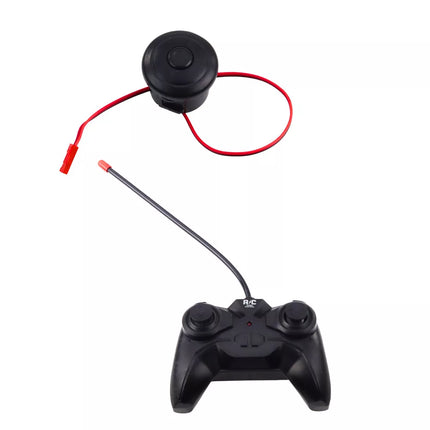 RC Mėlynas sportinis automobilis su nuotolinio valdymo pulteliu