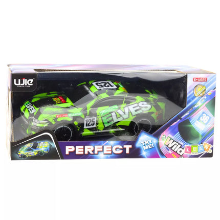 Nuotolinio valdymo "Sports Car" žalias su garsu