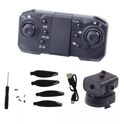 D11 Dronas Nuotolinio valdymo pultelis su HD kamera, WIFI ir valdymu gestais, geltonas