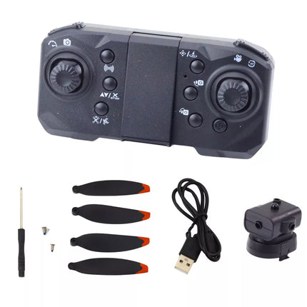 Dronas D6 PRO Kamera LED Šviesos Programėlė Šviesiai pilkas