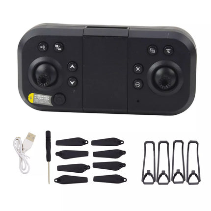 Dronas LU50 Air Dviguba kamera HD MV vaizdo įrašai LED lemputės Valdymo programėlė