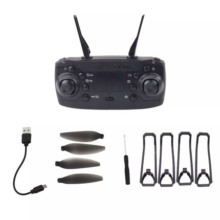 Dronas Y329 HD Kamera WiFi LED Lemputės Programėlė Juodos Anglies