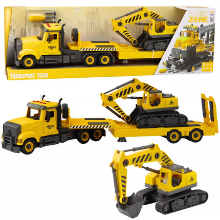 DIY	Savaitės Valdymo Traukos Vilkikas Ekskavatorius Su Šviesomis Ir Garsu