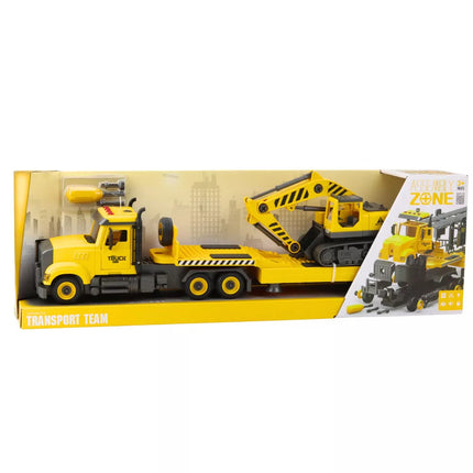 DIY	Savaitės Valdymo Traukos Vilkikas Ekskavatorius Su Šviesomis Ir Garsu