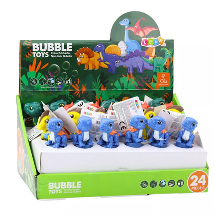 Dinozauras su muilo burbulais, judinamas, spalvingas, 14cm, įvairių rūšių