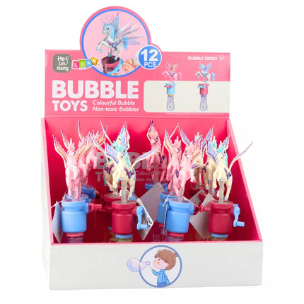 Vienaragis su muilo burbulais ir judančiais sparnais, rankenėlė, 23 cm, asortimentas