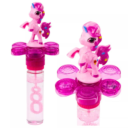 Vienaragio muilo burbuliukai, besisukanti LED gėlė, 20cm, Mišinys