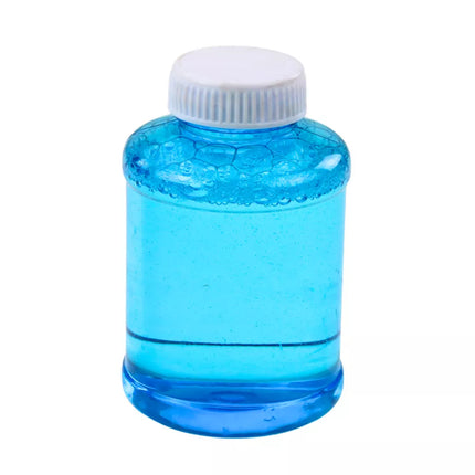 Elektrinis vandens šautuvas muilo burbulai 2in1 pilkai mėlynas