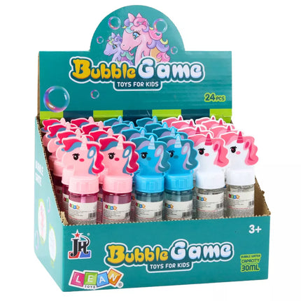 Vienaragio burbuliukai su 3 skylutėmis, įvairių spalvų, 30 ml