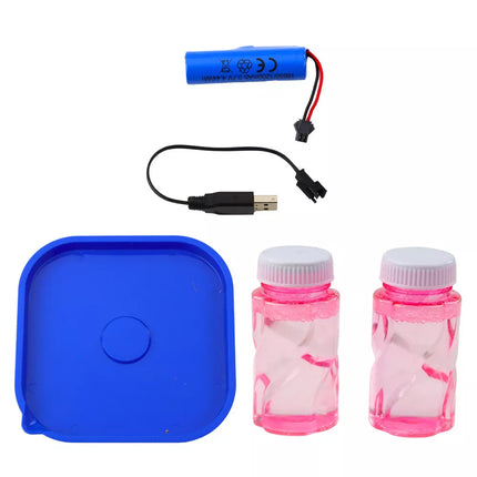 Didelis elektrinis burbulų pūstuvas su 64 skylutėmis, mėlynas