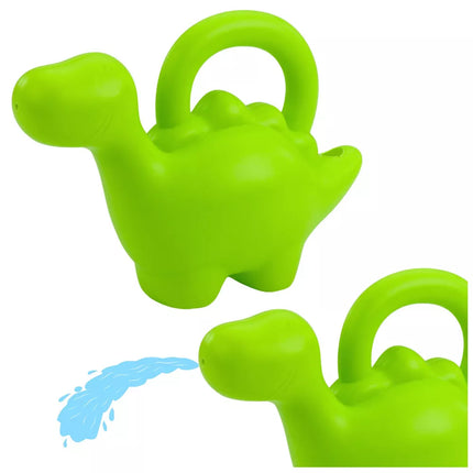 Mažas plastikinis laistytuvas vaikams, dinozauras, žalias