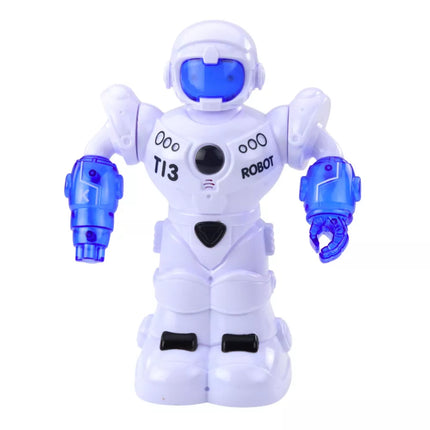 Pažangus nuotolinio valdymo robotas su RC nuotolinio valdymo pulteliu, šviesomis ir garsais