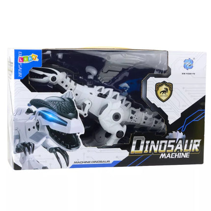 Baterijomis valdomas dinozauras robotas su sparnais, judančiais vaizdais ir garsais