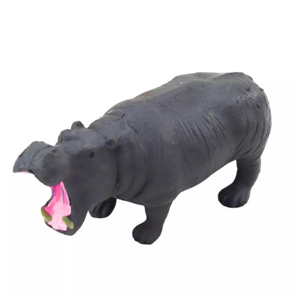 Laukinių gyvūnų miniatiūrinių figūrėlių rinkinys (žirafa, zebra, liūtas), 6-8 cm, 6 vnt.