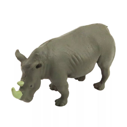 Laukinių gyvūnų miniatiūrinių figūrėlių rinkinys (žirafa, zebra, liūtas), 6-8 cm, 6 vnt.