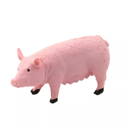 Miniatiūrinių figūrėlių rinkinys: karvė, arklys, kiaulė, šuo, višta, žąsis, 3-5 cm, 6 vnt.