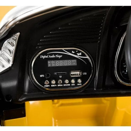 Audi R8 Spyder Yellow - elektrinis vaikiškas automobilis