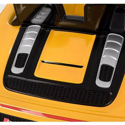 Audi R8 Spyder Yellow - elektrinis vaikiškas automobilis