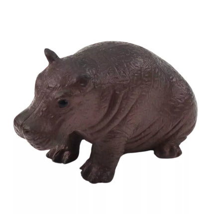 Miniatiūrinių laukinių gyvūnų figūrėlių rinkinys: šimpanzė, žirafa, 6–9 cm, 4 vnt.