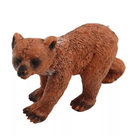 Miniatiūrinių laukinių gyvūnų figūrėlių rinkinys: šimpanzė, žirafa, 6–9 cm, 4 vnt.