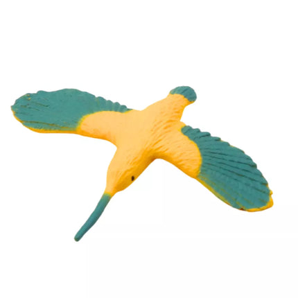 Miniatiūrinių figūrėlių rinkinys "Egzotiniai paukščiai, Hibiscus geltonas", 4–11 cm, 6 vnt.