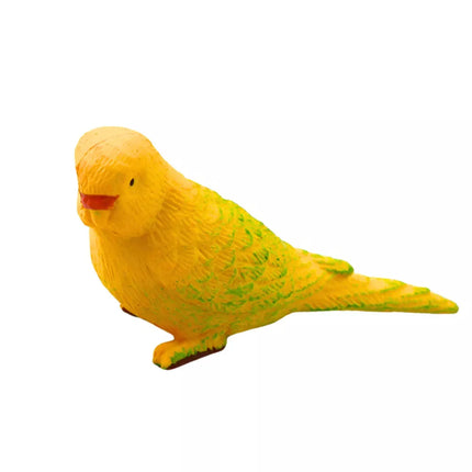 Miniatiūrinių figūrėlių rinkinys "Egzotiniai paukščiai, Hibiscus geltonas", 4–11 cm, 6 vnt.