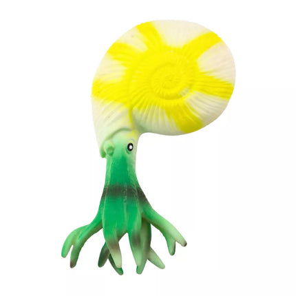 Figūrėlių Rinkinys Jūros Gyvūnai Krabas Jūrų Žvaigždė Kalmaras Amonitas 5vnt.