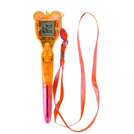 Elektroninis žaidimas su rašikliu 168 viename, rožinis ir oranžinis dirželis