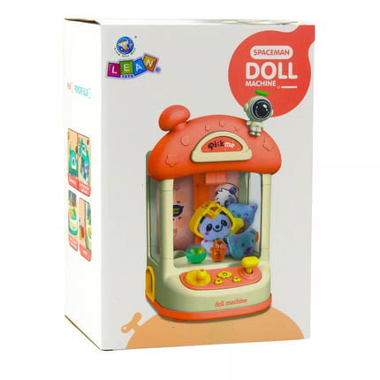 Mėlynas pliušinis kamuoliukų gaudyklės žaislas vaikams