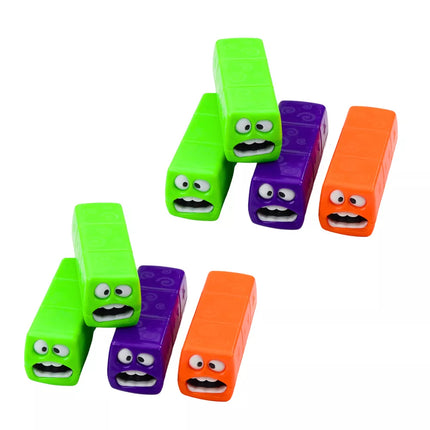 Įgūdžių žaidimas bokštas 24 kaladėlės su šypsenėlėmis spalvingas