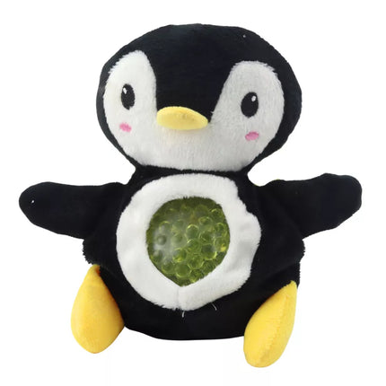 Minkštas žaislas Squeezable Tummy su vandens kamuoliukais 20cm Mix