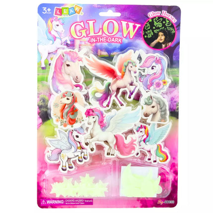 Fluorescenciniai sienų lipdukai Vienaragiai Žvaigždės