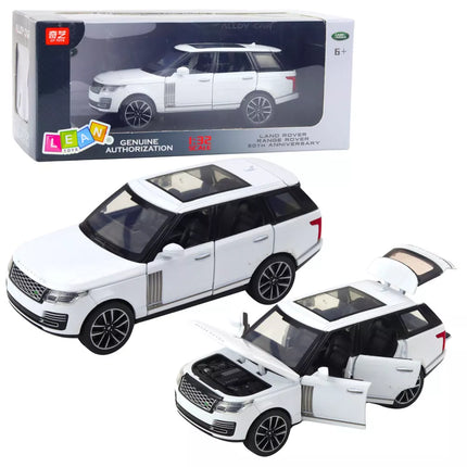Range Rover Metal SUV White 1:32 Lights Sounds
