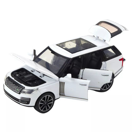 Range Rover Metal SUV White 1:32 Lights Sounds